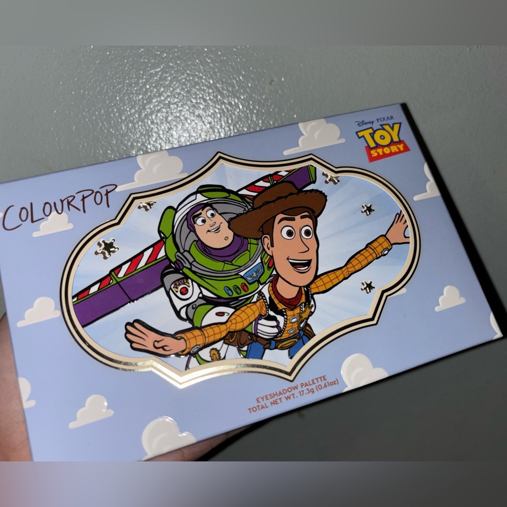 ColourPop Toy Story Eyeshadow Palette - Light Blue Packaging